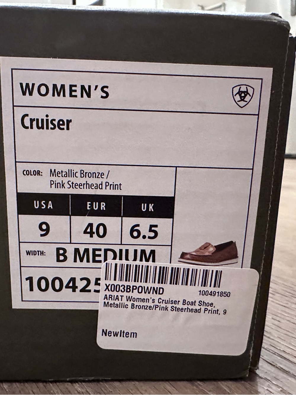 NWT Ariat women’s Cruiser - Picture 8 of 8
